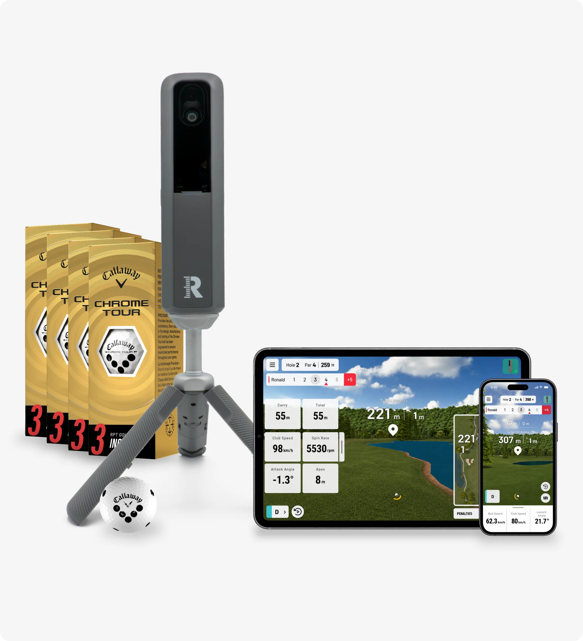 Rapsodo MLM2XPRO Mobile Golf Launch Monitor & Simulator