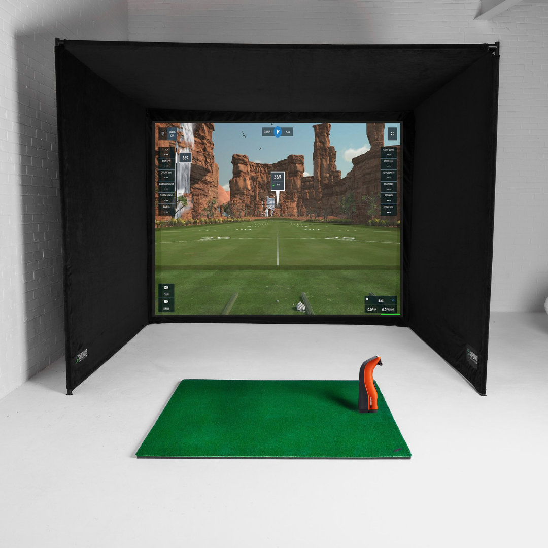 Bushnell Launch Pro Home Golf Simulator Bundle
